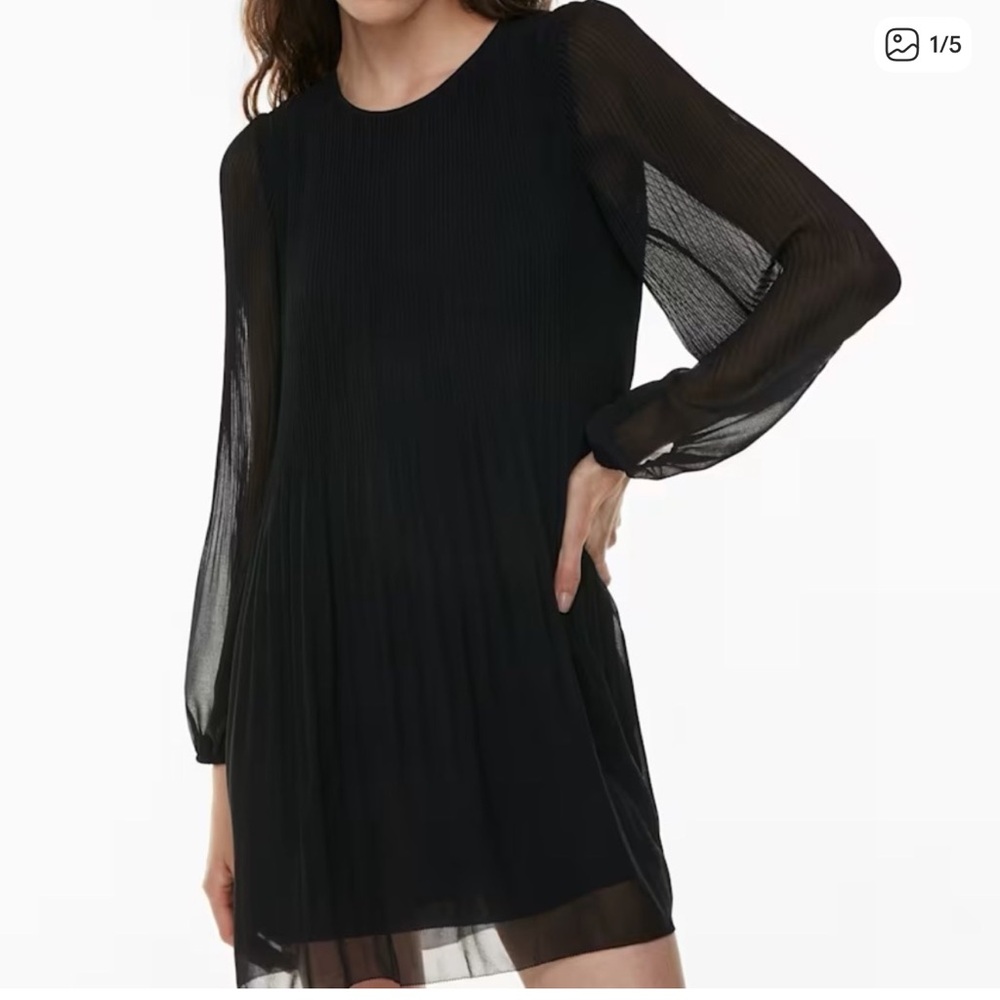 Wilfred artizia daydreamer Dress with Sheer Sleeves
